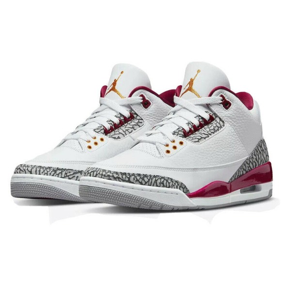 Nike Air Jordan 3 Retro Cardinal Red 2022 Mens 10.5 CT8532-126 New In Box DS - Picture 1 of 9